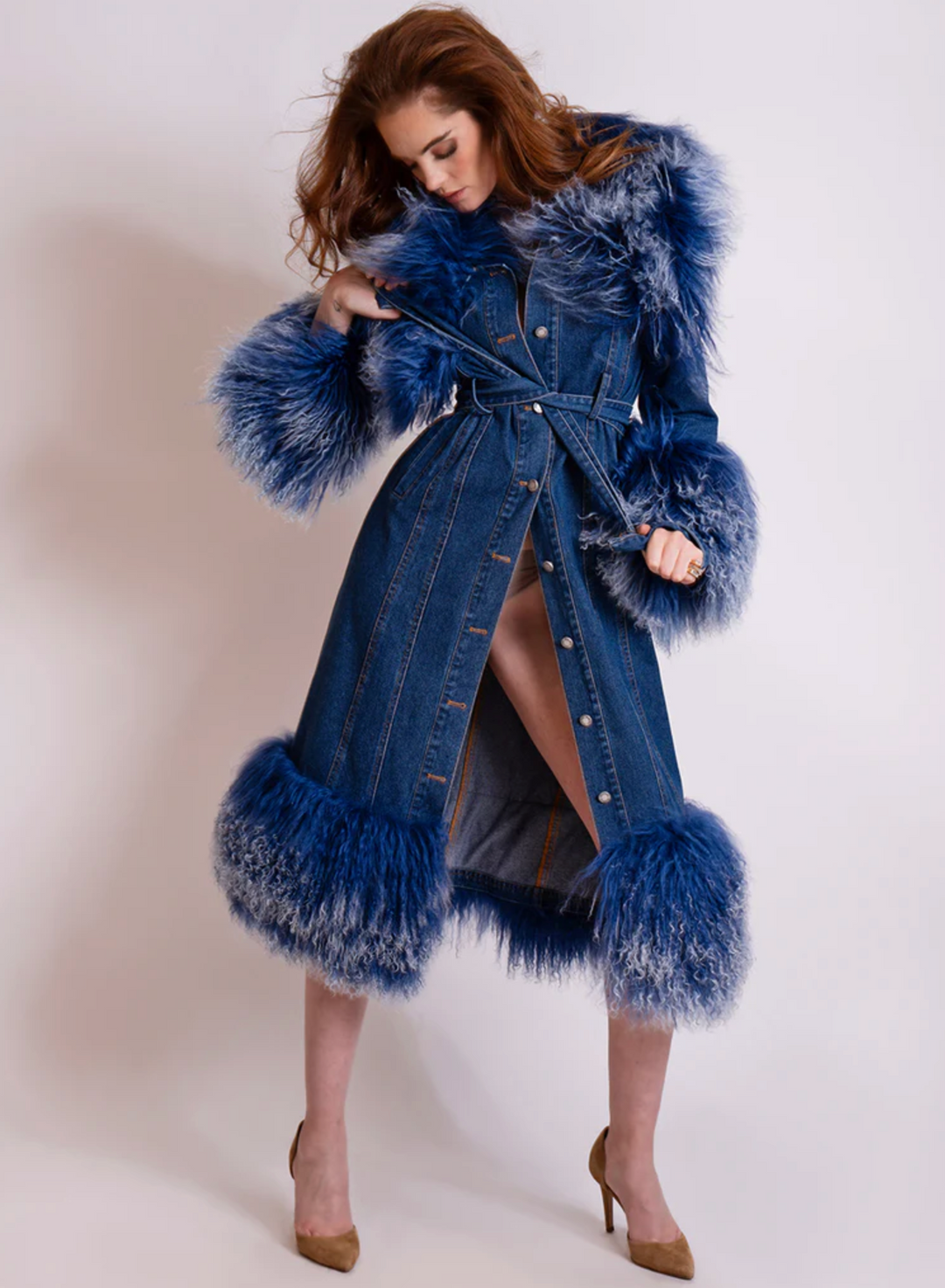 ZCRAVE MEDUSA Denim Coat w/ Mongolian Shearling – Fashion ZCRAVE MEDUSA Denim Coat w/ Mongolian Shearling – Fashion