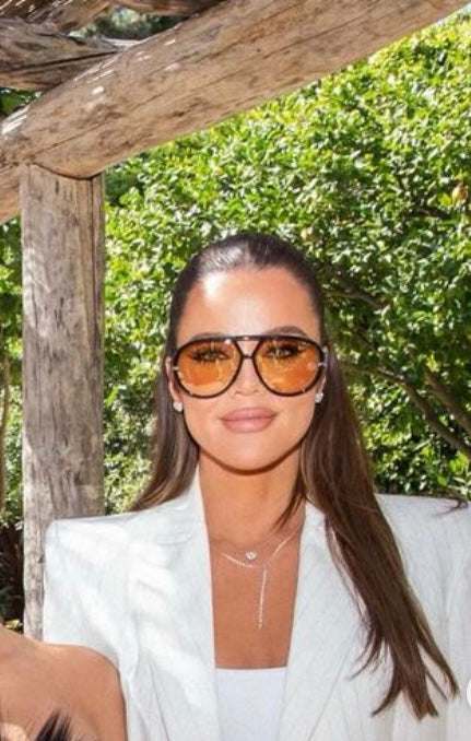 Keylows Bomb Aviator Sunglasses (Similar Style Worn by Khloe Kardashian)