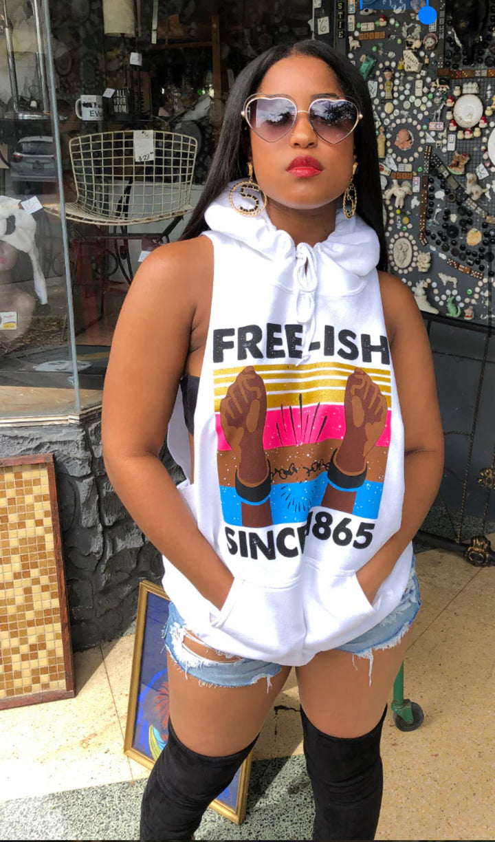 Meow and Barks Juneteenth Freeish Hoodie (Ships 6/5)