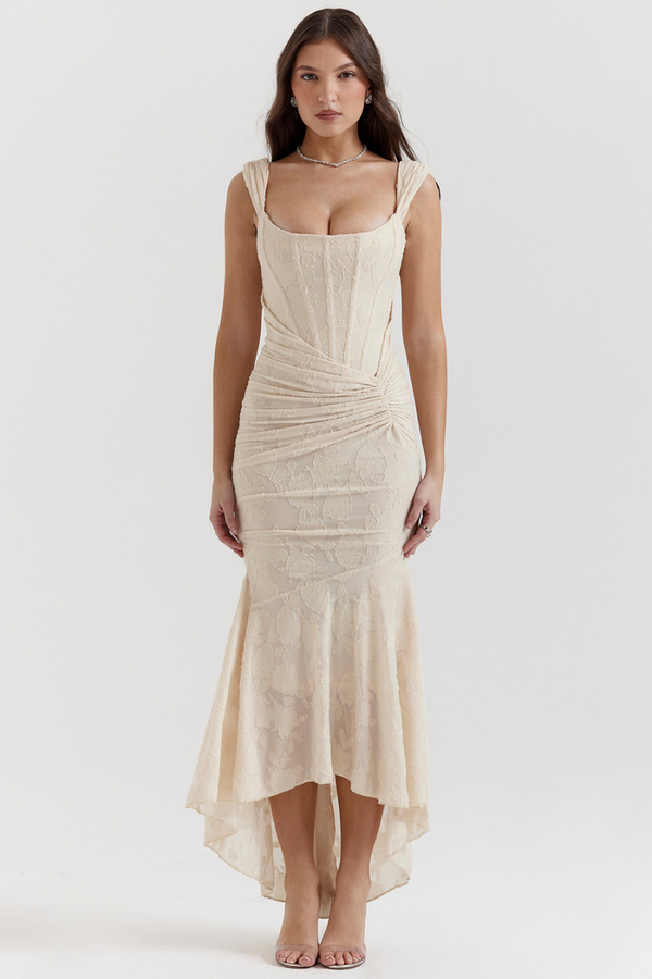 Keylows Cream Lace Corset Dress (as worn by Tammy Rivera)