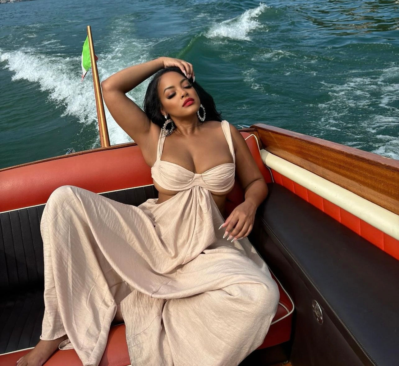 Keylows Wide Legged Cut Out Jumpsuit (As Worn by Malaysia Pargo