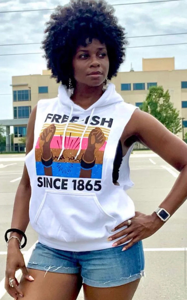 Meow and Barks Juneteenth Freeish Hoodie (Ships 6/5)