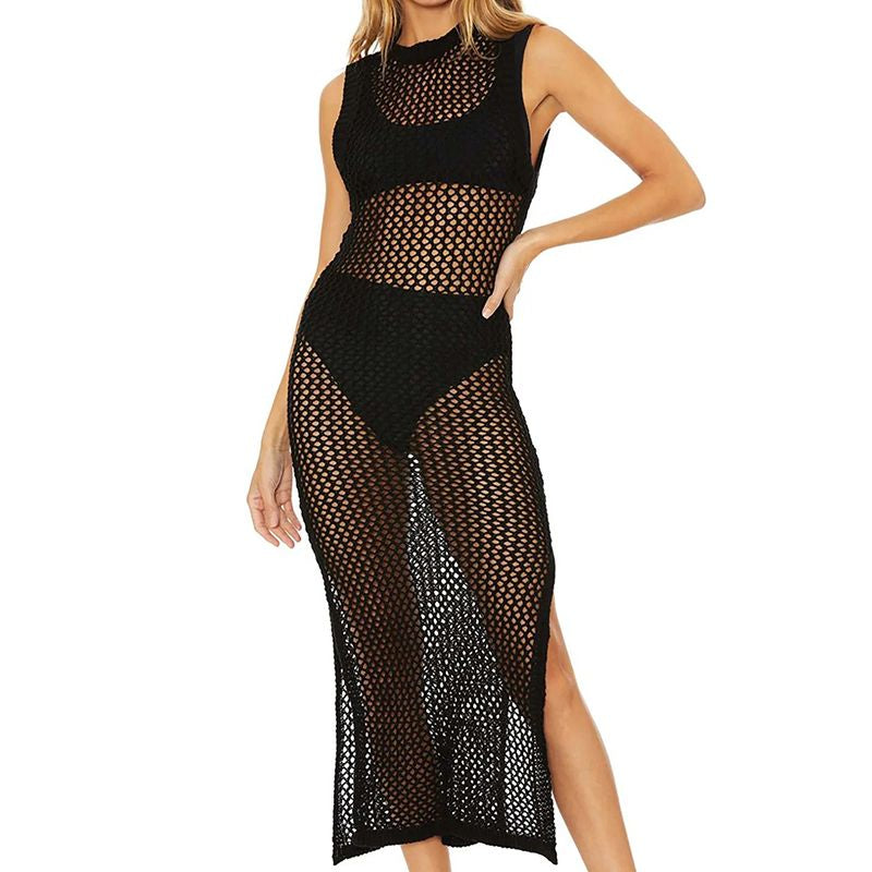 Keylows Crochet Black Cover Up (as Worn by Khloe Kardashian)