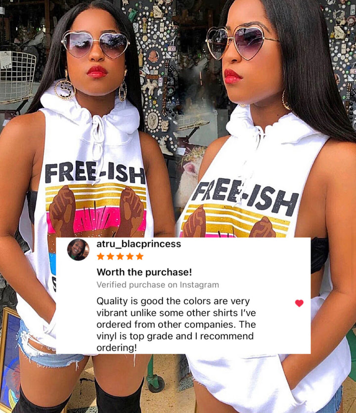 Meow and Barks Juneteenth Freeish Hoodie (Ships 6/5)