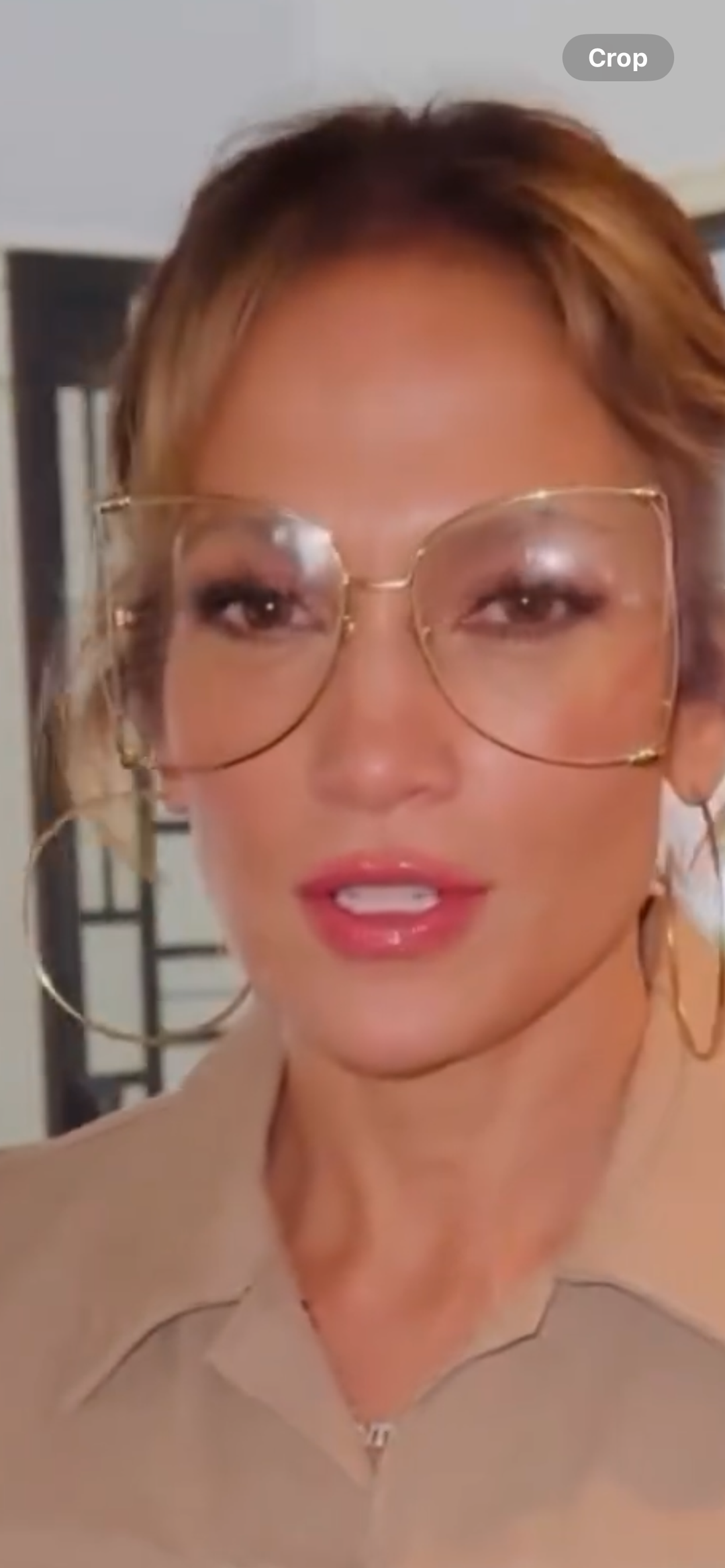 Keylows Bomb Oversized Rimless Sunglasses (Similar Style Worn by JLo)