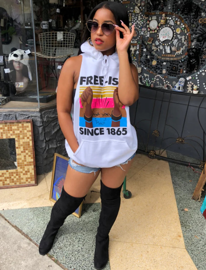 Meow and Barks Juneteenth Freeish Hoodie (Ships 6/5)