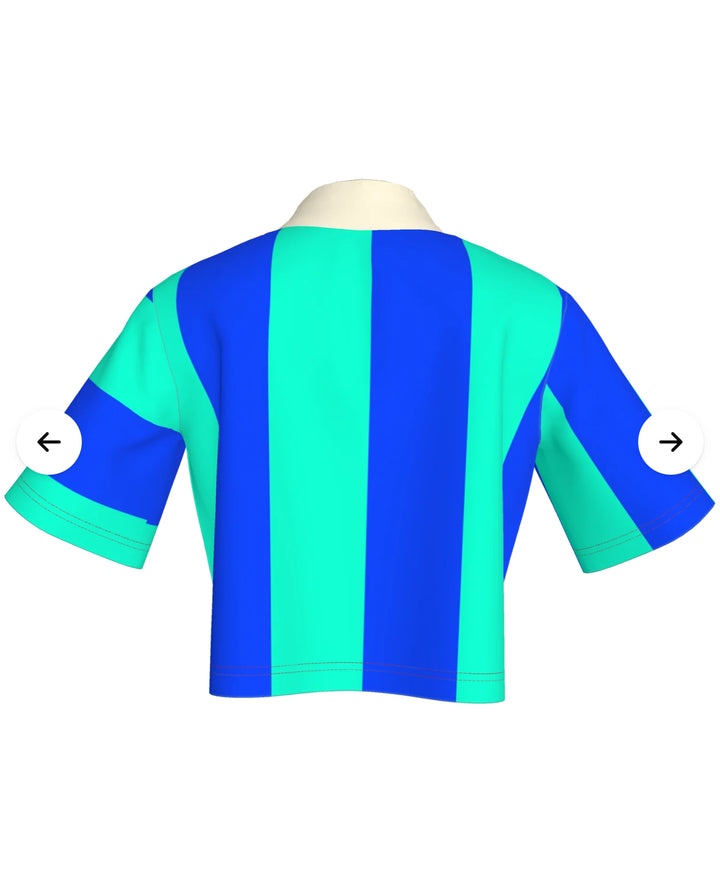 BruceGlen Lobster Rugby Cropped Polo