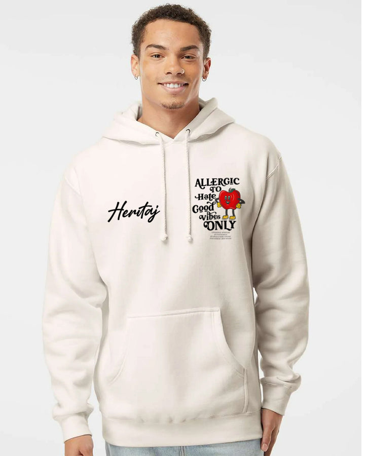 ALLERGIC TO HATE-HEAVYWEIGHT HOODIE