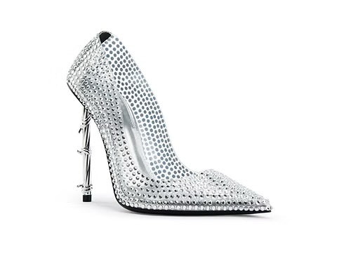 Voyette Lee Clear Crystal Sky J Pumps