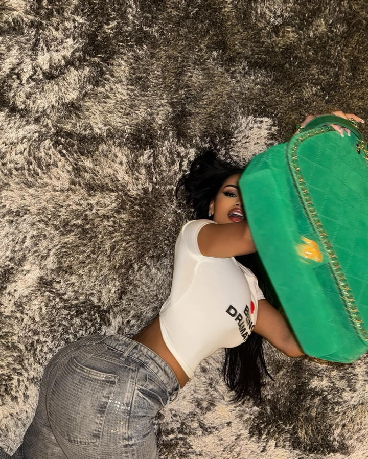 I Love Being Dramatic women’s cropped t-shit