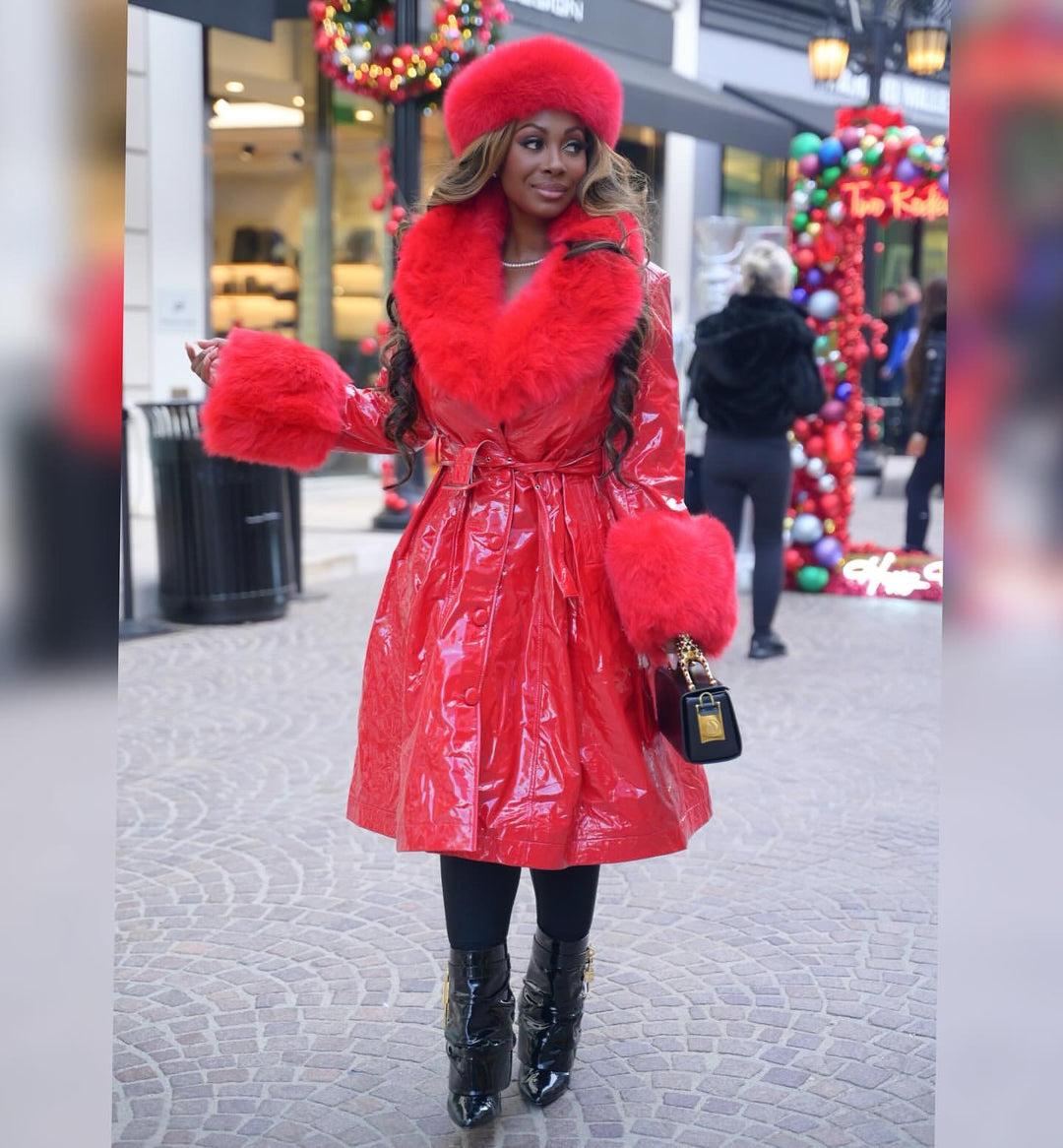 FGM Bespoke Red Slicker Trench