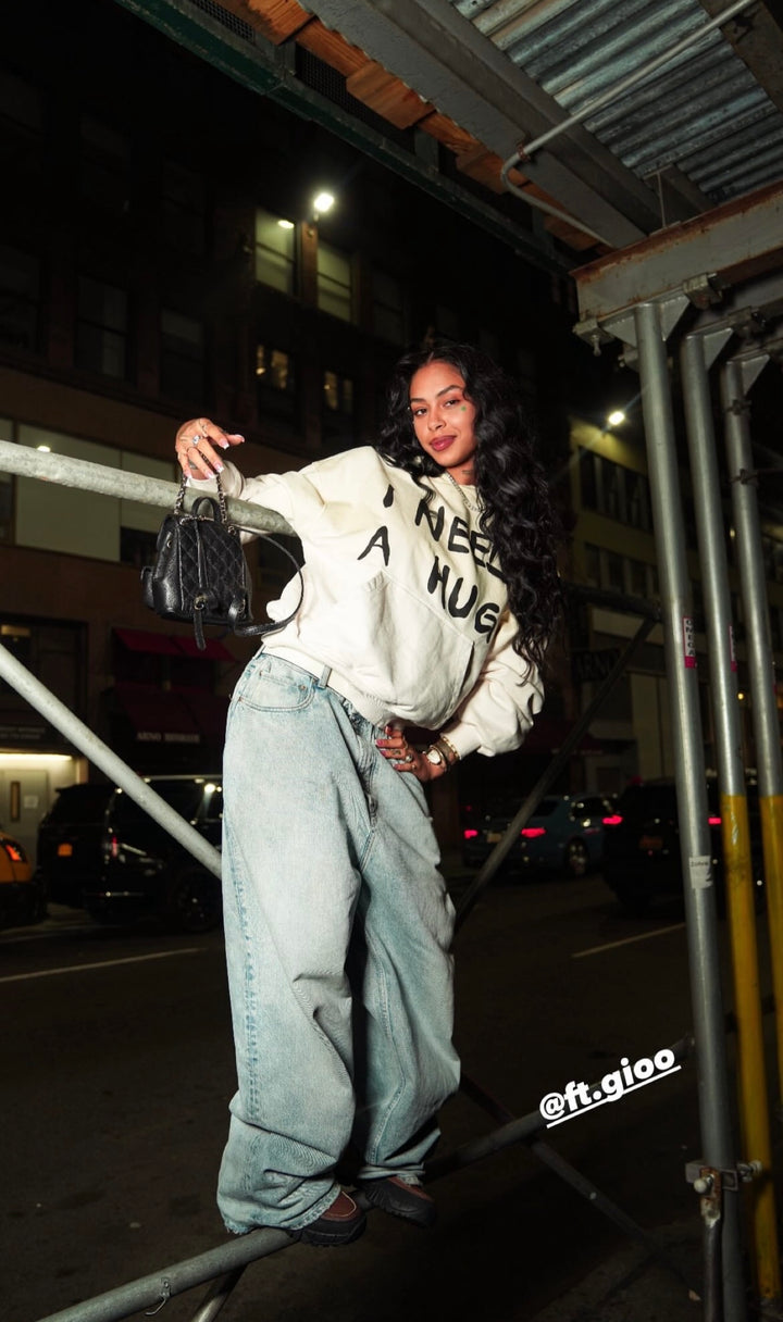 I Need A Hug Hoodie As Worn by Ft Gioo