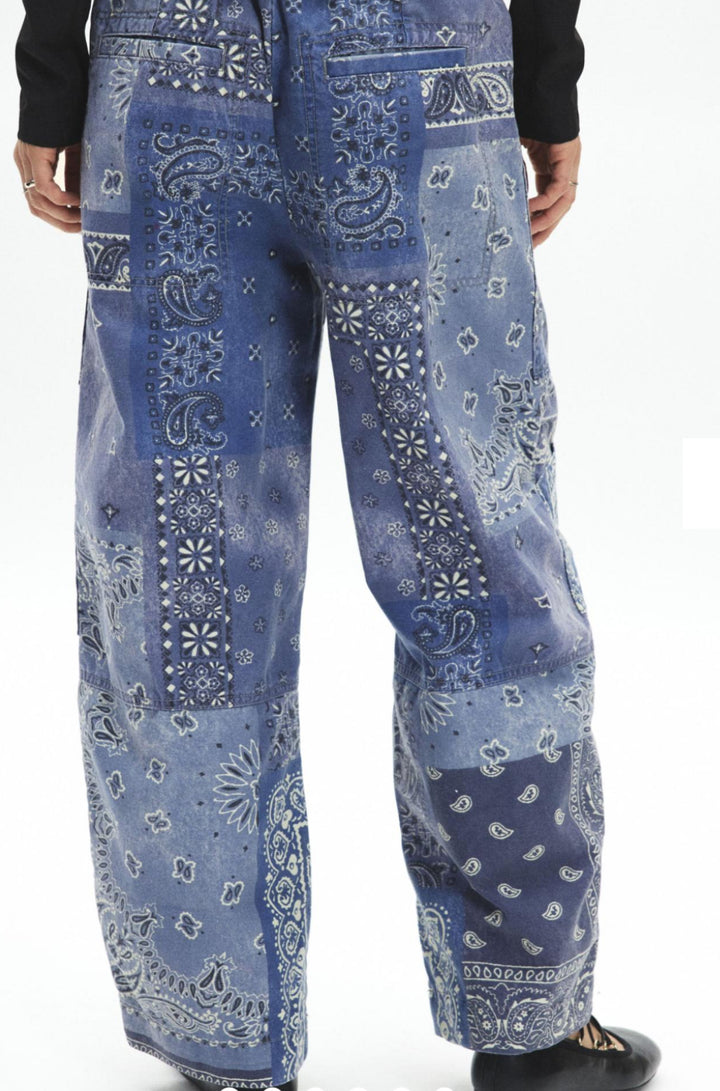 Keylows Blue Paisley Pants (as worn by Karrueche)