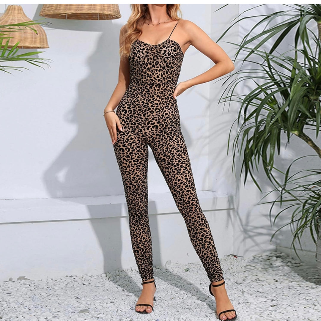 Keylows Leopard Bodycon Catsuit