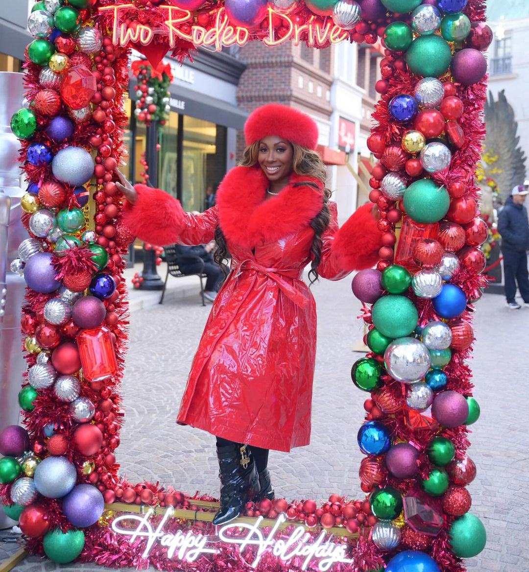 FGM Bespoke Red Slicker Trench