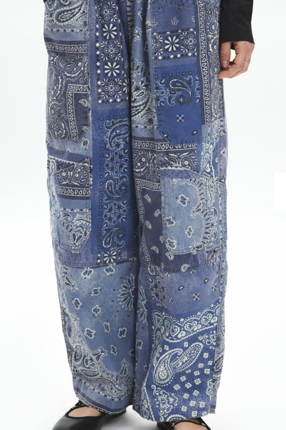 Keylows Blue Paisley Pants (as worn by Karrueche)