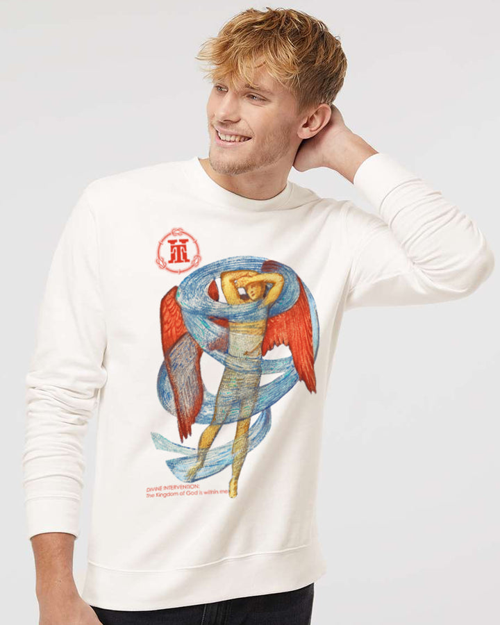 DIVINE INTERVENTION-(Unisex-Premium Crewneck Sweatshirt)