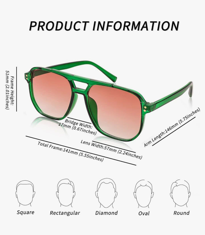 Keylows Bomb Green Sunglasses