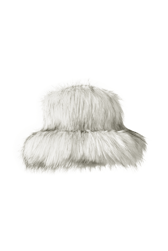 Tyler Lambert WHITE/GREY FURRY BUCKET HAT with FLAWS bucket-hot-pink_1200x.gif?v=  main image 4