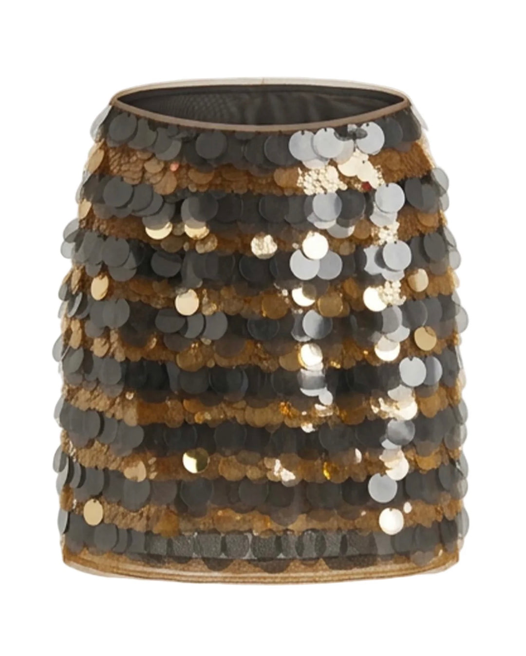 BruceGlen Fall 2026 Sequined Striped Skirt