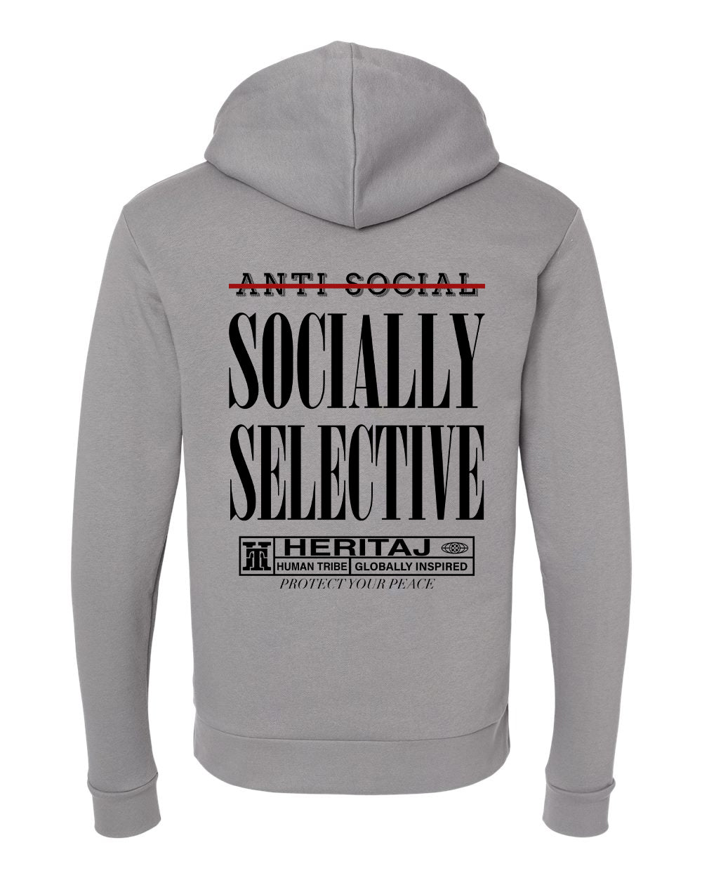 SOCIALLY SELECTIVE- HEAVYWEIGHT HOODIE