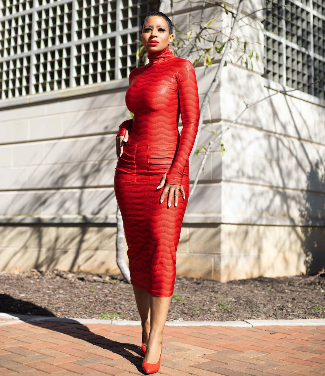 Bodycon dress online with pockets