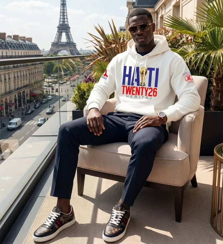 Heritaj Haitian Twenty Six Hoodie (Unisex-Premium Sweatshirt)
