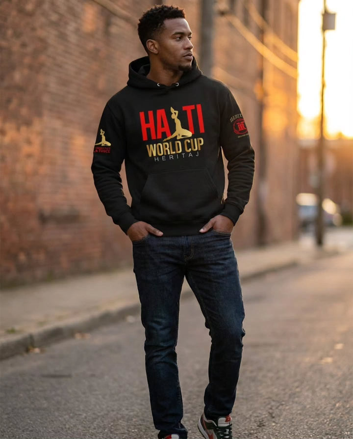 Heritaj Haitian Twenty Six Hoodie Black (Unisex-Premium Sweatshirt)