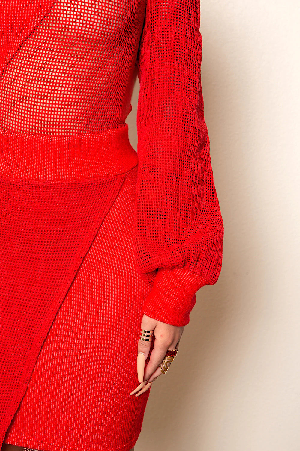 Ricki Brazil Red Knit Dress