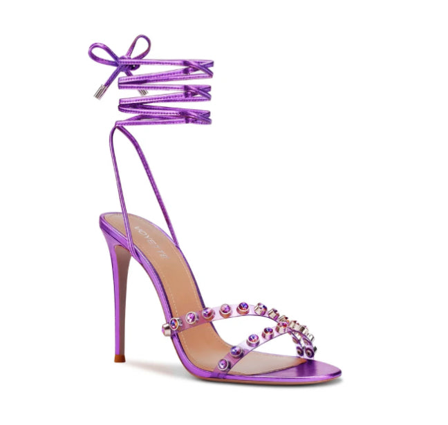 VOYETTÉ purple Marvelous sandals