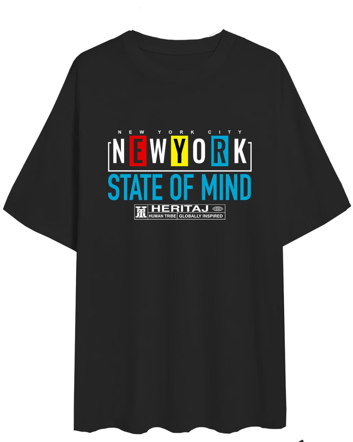 NEW YORK STATE OF MIND-Oversized T-shirt