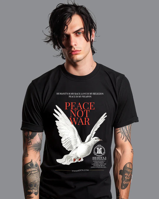 PEACE NOT WAR-T-shirt-M