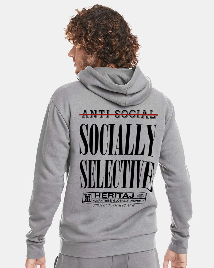 SOCIALLY SELECTIVE- HEAVYWEIGHT HOODIE