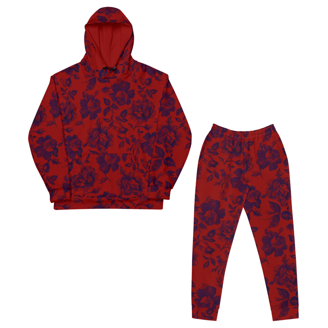 FAYAH ATHLETICS GARNET Red Rose 2 Piece Set