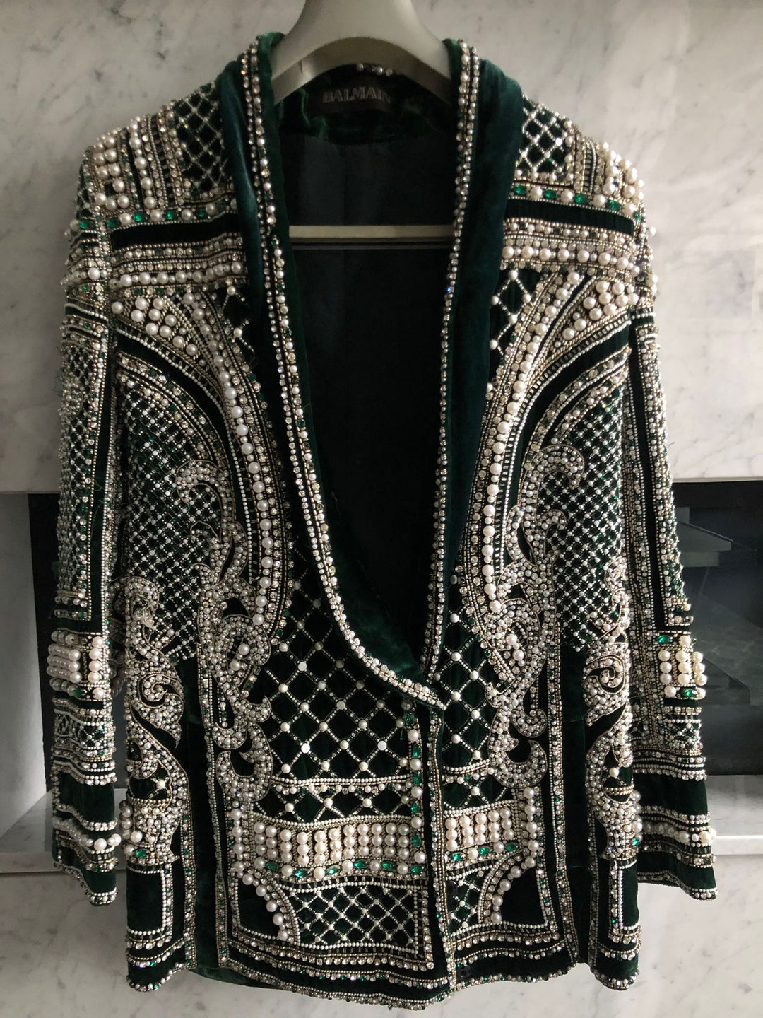 Fashion Bomb Vintage Balmain Beaded Jacket