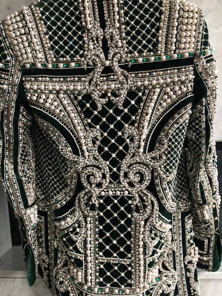 Fashion Bomb Vintage Balmain Beaded Jacket