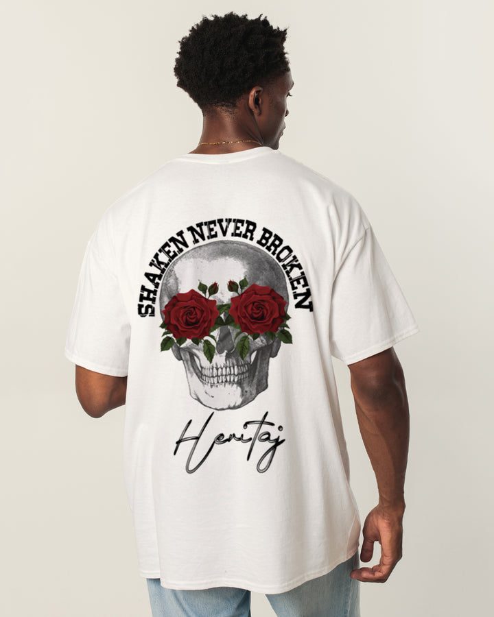 SHAKEN NEVER BROKEN-Oversized T-shirt