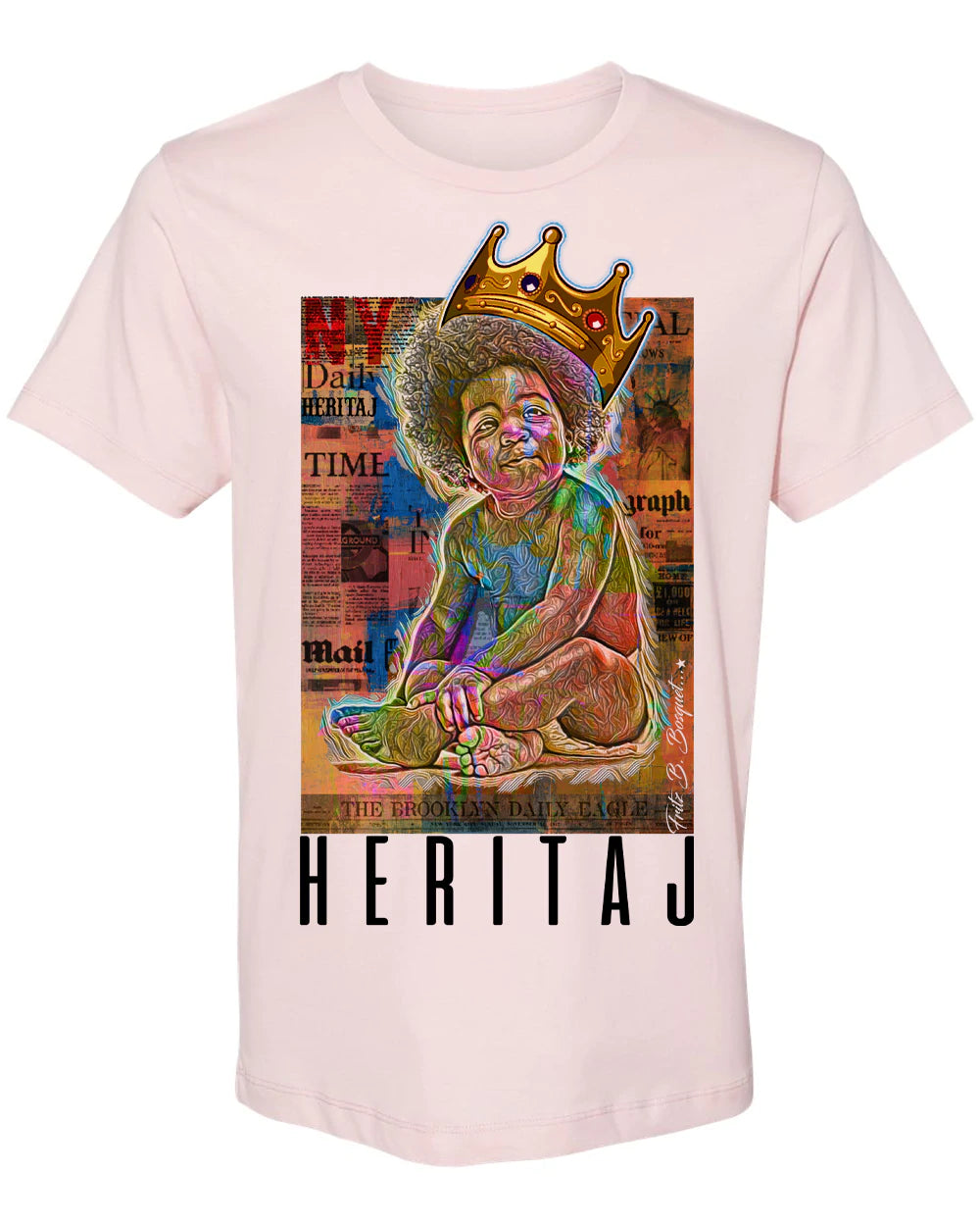 Heritaj BABY BIGGIE-ABSTRACT MURAL T-Shirt