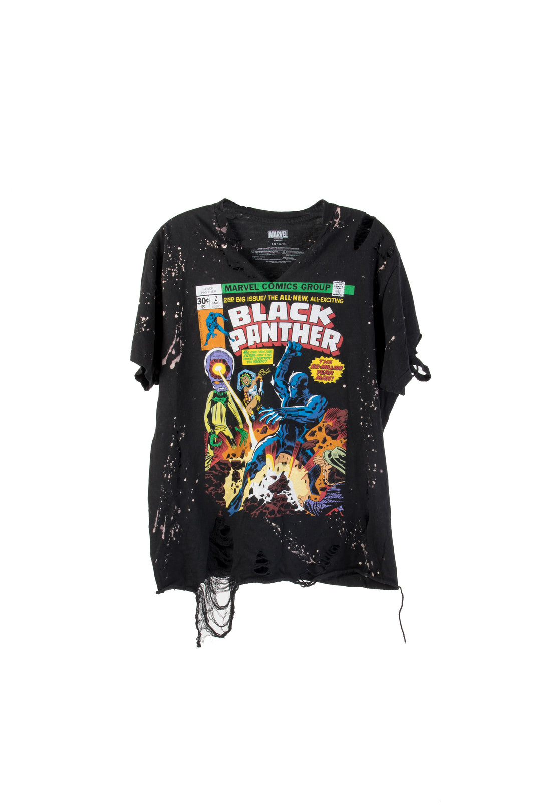 Distressed Black Panther T-Shirt