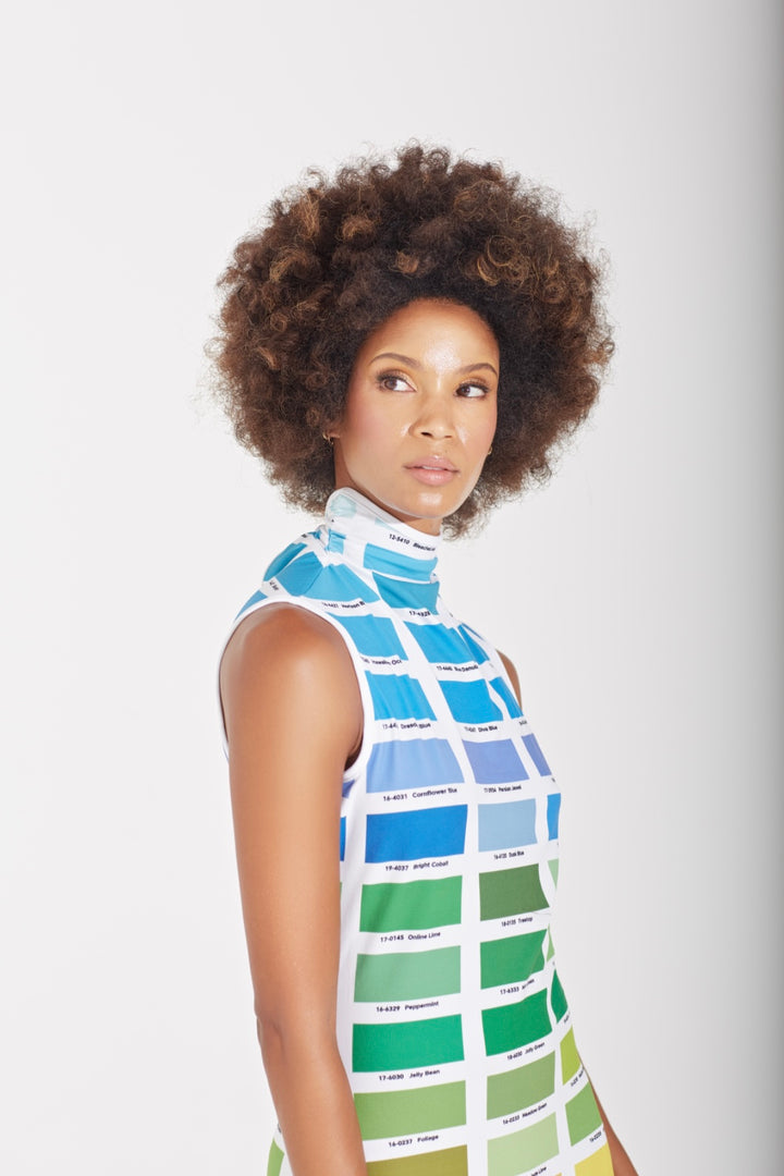 Rainbow Pantone Multicolor Dress