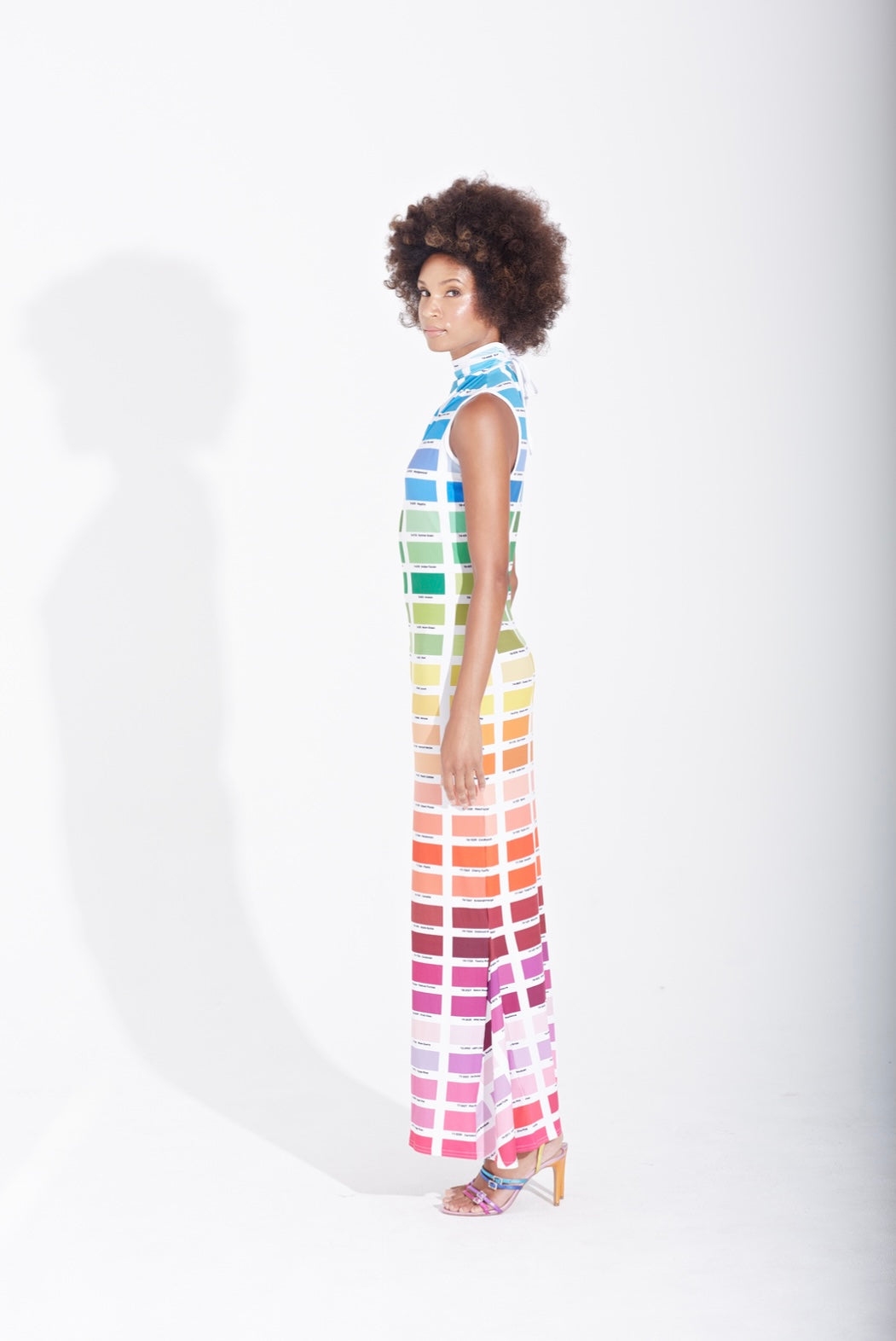 Rainbow Pantone Multicolor Dress