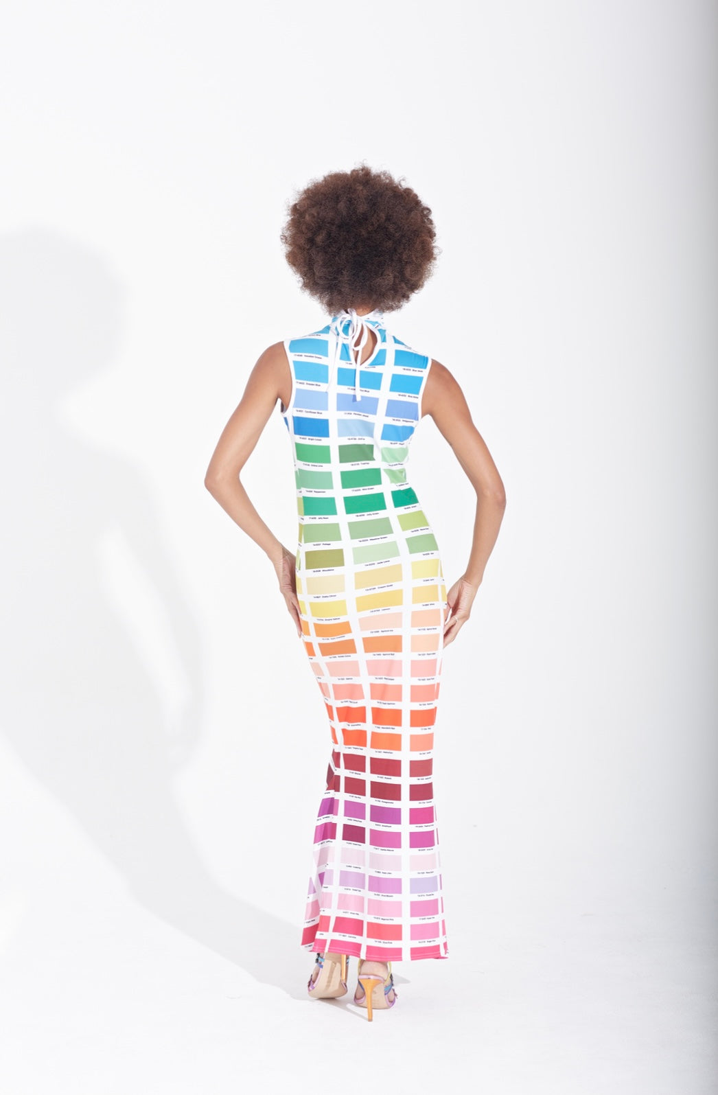 Rainbow Pantone Multicolor Dress