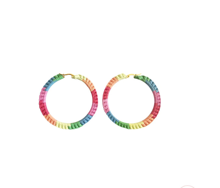 Rainbow Pride Woven Malena Earrings
