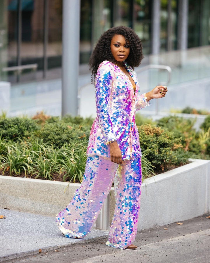 Oyemwen Back to Business Sequin Power Suit