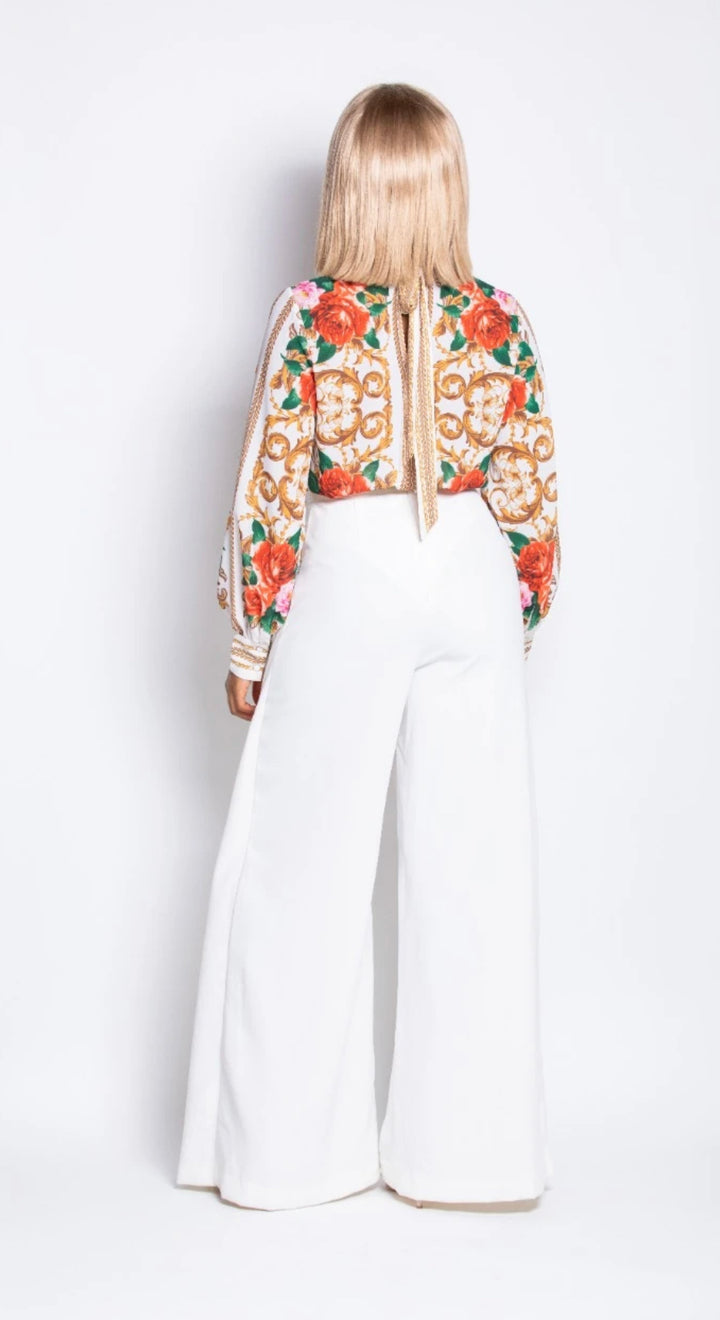 Madam Mystique Audrey Ivory White Dress Pants