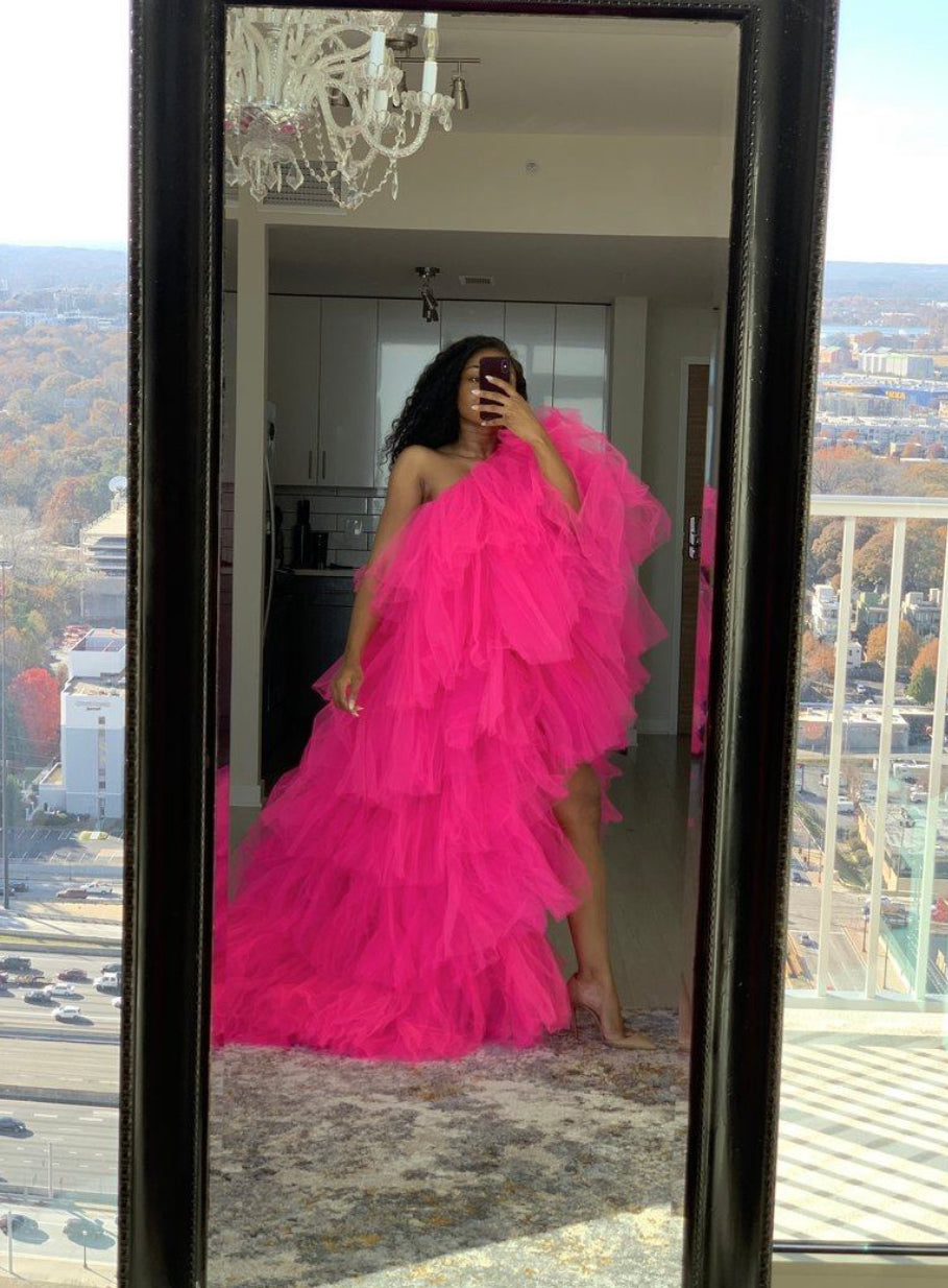 christina milian pink dress There's no better way to say I do than a surprise wedding!! Yup, that happened.. wearing @galialahav! swipe to see behind the scenes of the epic event that took place on @StepUpSeries