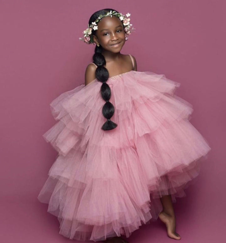 Oyemwen Kids Tulle Tutu Dress ( Children, Custom Colors Available)