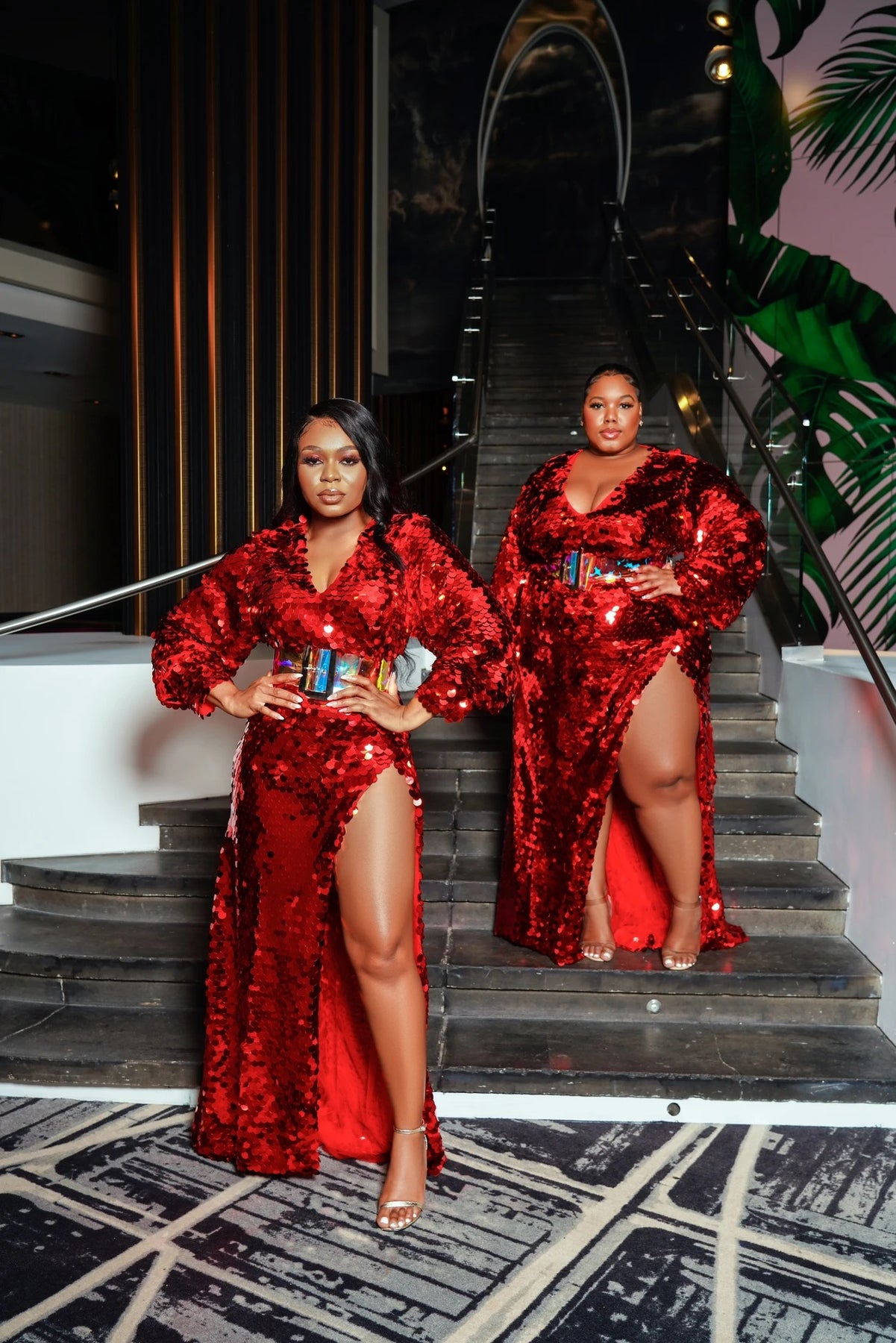Ruby Red Oyemwen Sequin High Slit Birthday Holiday Dress Fashion Bomb Daily Shop Ruby Red Oyemwen Sequin High Slit Birthday Holiday Dress Fashion Bomb Daily Shop
